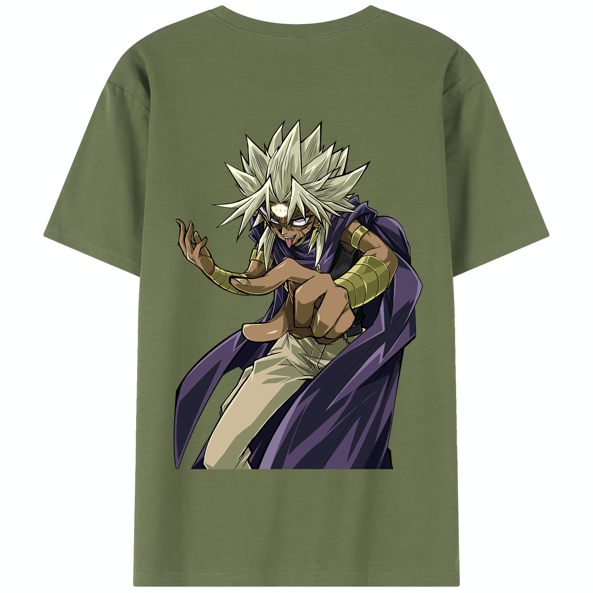 （画像用） 遊☆戯☆王 Yu-Gi-Oh! 綿100％半袖Tシャツ（背面プリント）